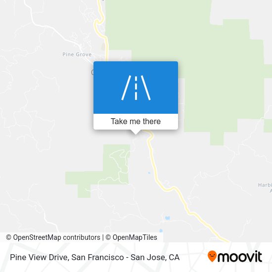 Mapa de Pine View Drive