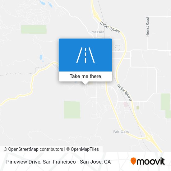 Pineview Drive map