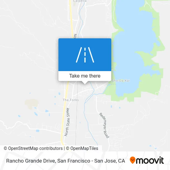 Rancho Grande Drive map