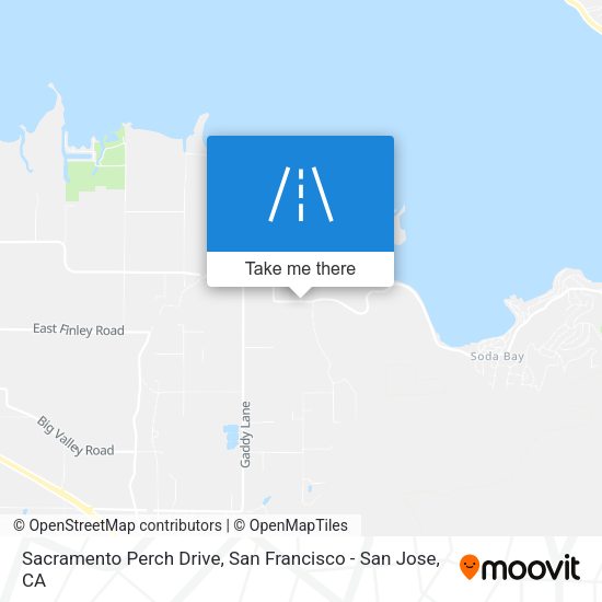 Mapa de Sacramento Perch Drive
