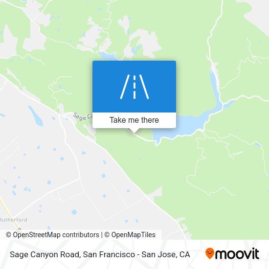Mapa de Sage Canyon Road