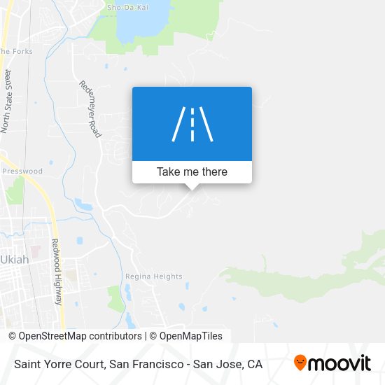 Saint Yorre Court map