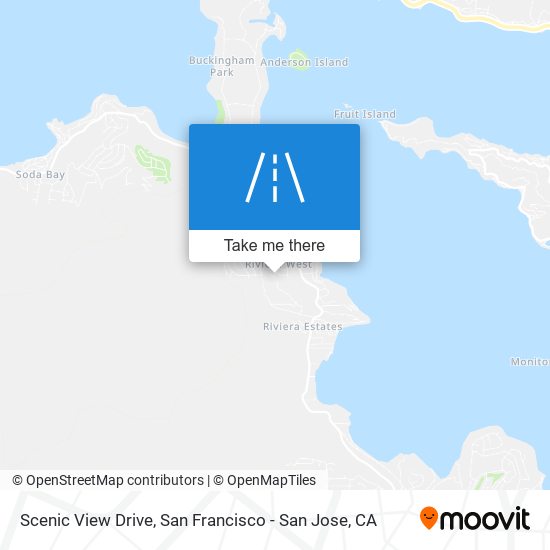 Scenic View Drive map