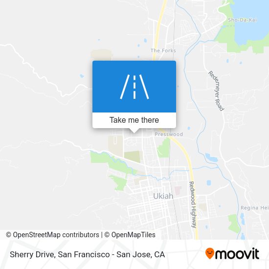 Mapa de Sherry Drive
