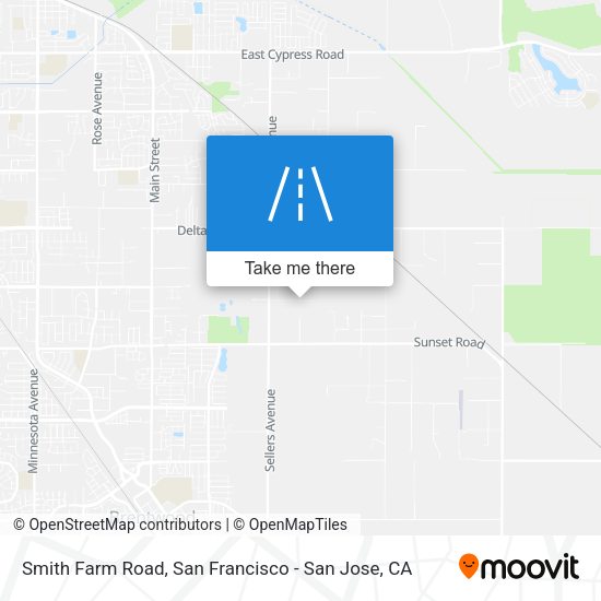 Smith Farm Road map