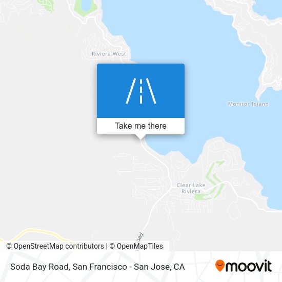 Mapa de Soda Bay Road