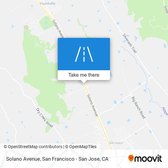 Solano Avenue map