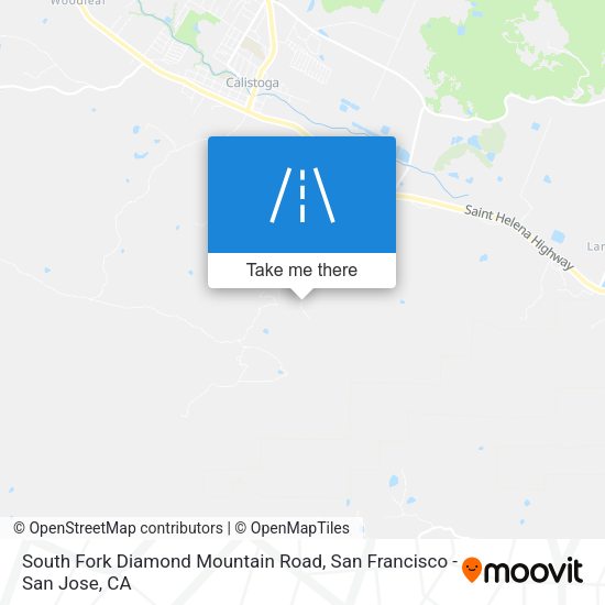 Mapa de South Fork Diamond Mountain Road