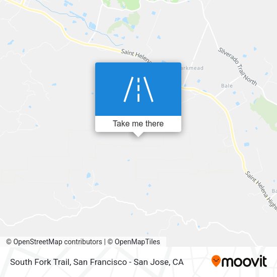 South Fork Trail map