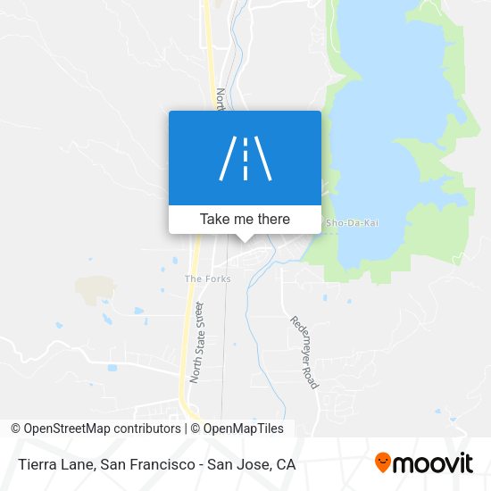 Mapa de Tierra Lane