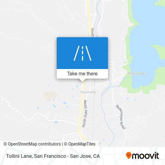 Mapa de Tollini Lane