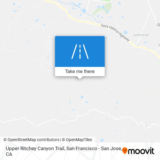 Mapa de Upper Ritchey Canyon Trail