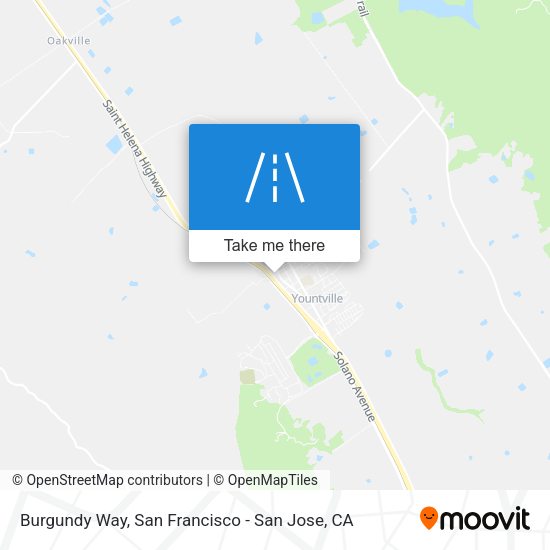 Mapa de Burgundy Way