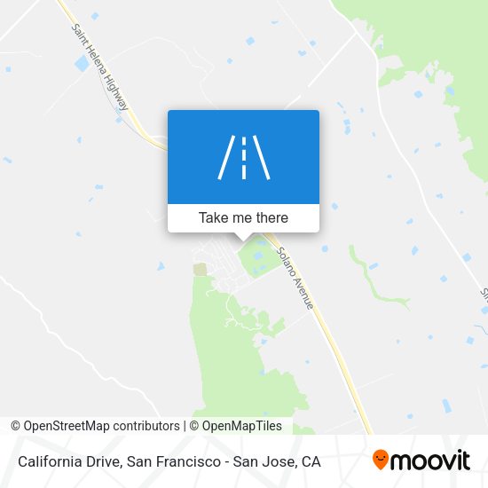 California Drive map