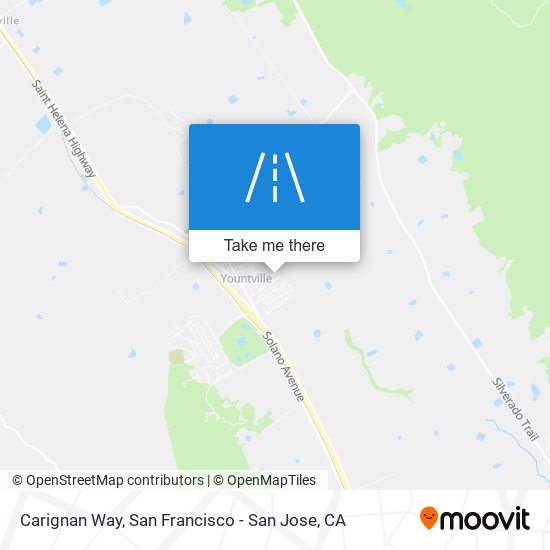 Carignan Way map