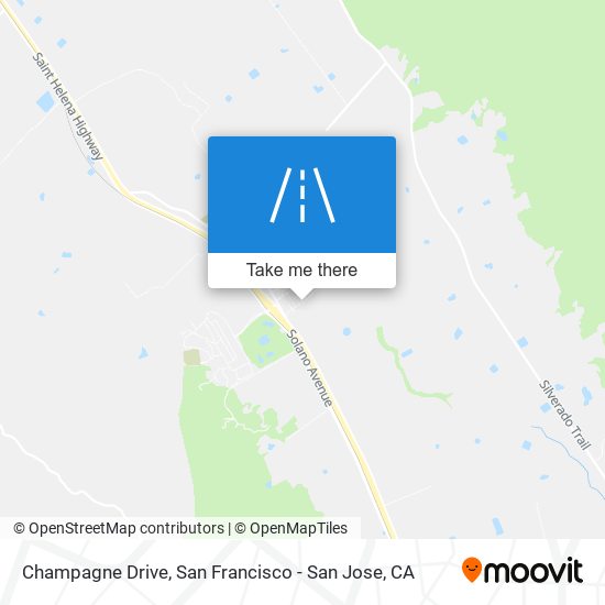 Champagne Drive map