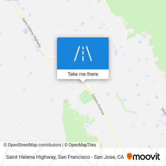 Saint Helena Highway map