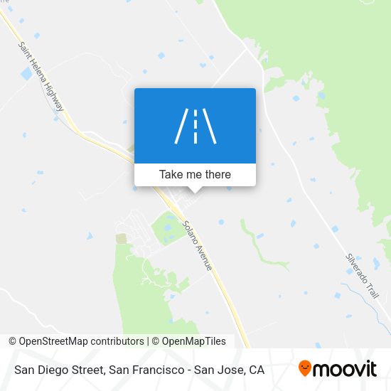 San Diego Street map