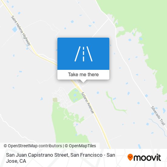 Mapa de San Juan Capistrano Street
