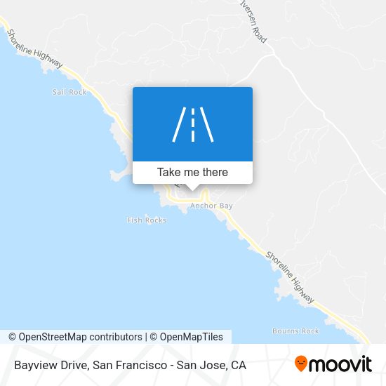 Mapa de Bayview Drive