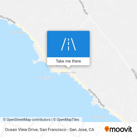 Ocean View Drive map