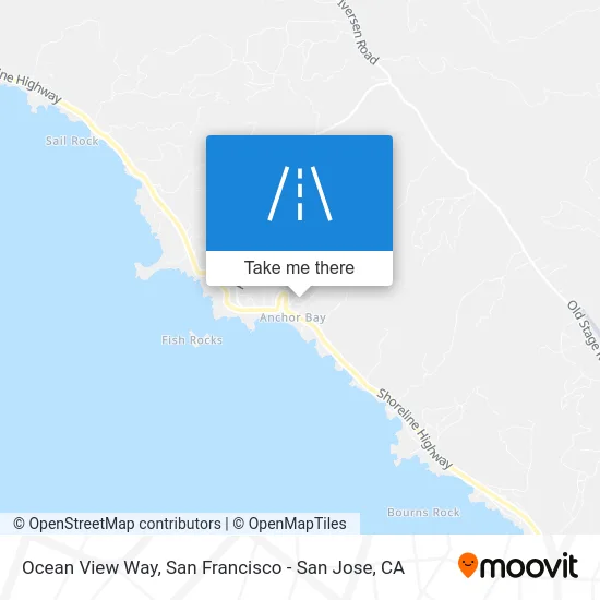 Ocean View Way map