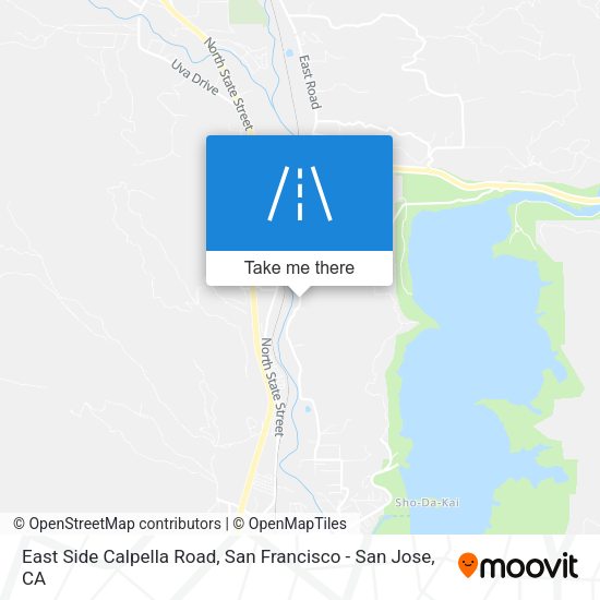 Mapa de East Side Calpella Road