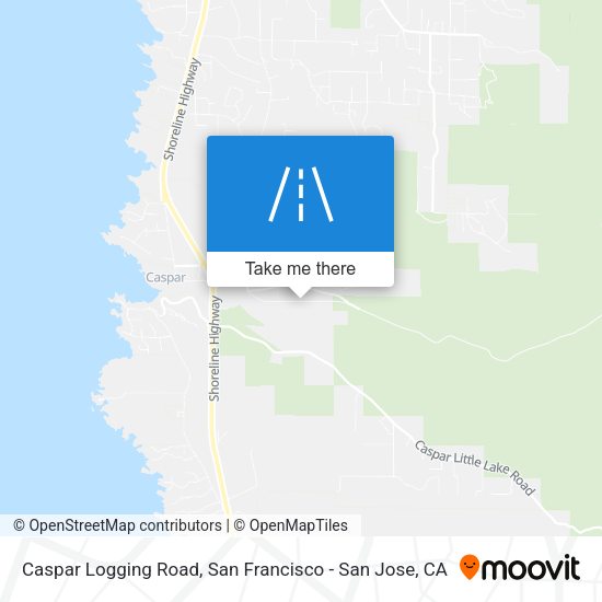 Caspar Logging Road map