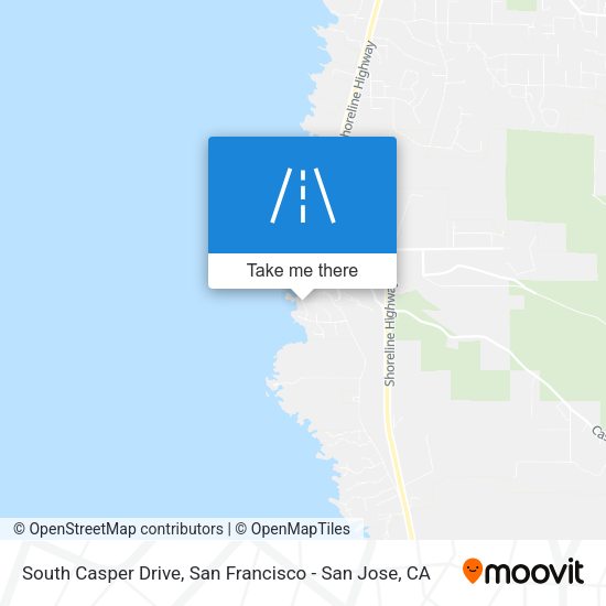 South Casper Drive map