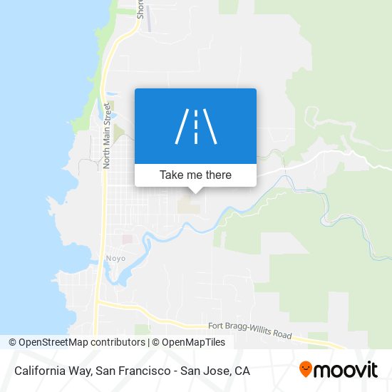 California Way map