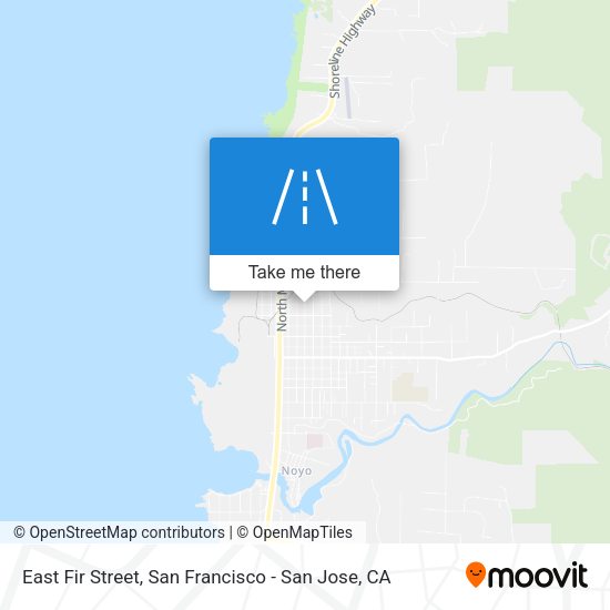 Mapa de East Fir Street