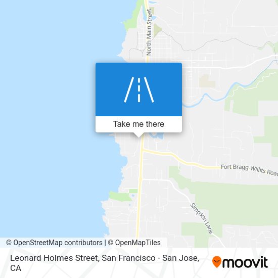 Leonard Holmes Street map