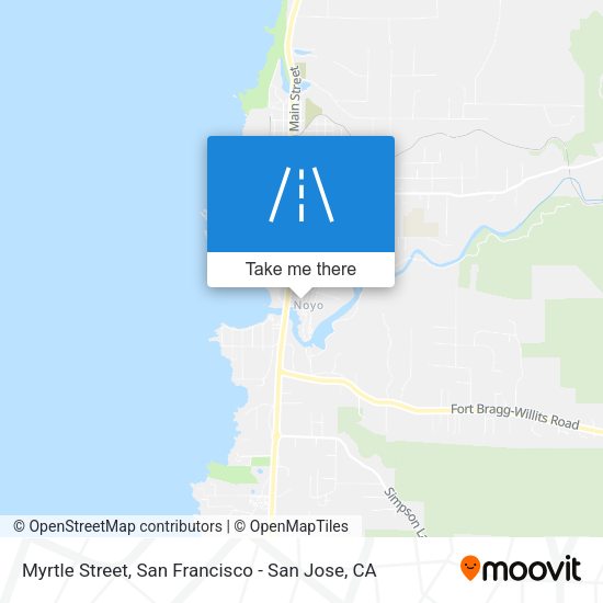 Mapa de Myrtle Street