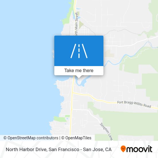North Harbor Drive map