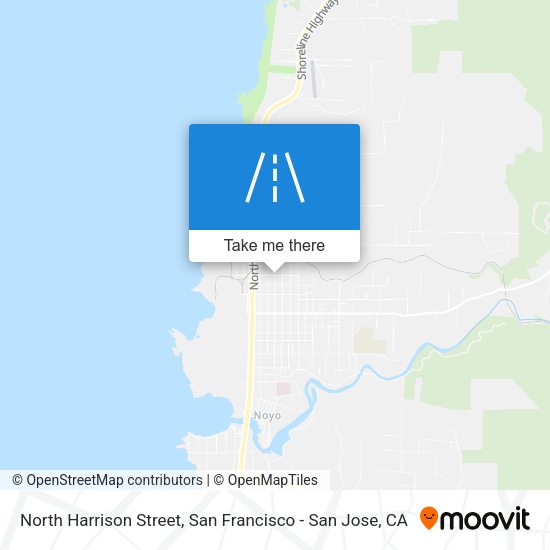 Mapa de North Harrison Street