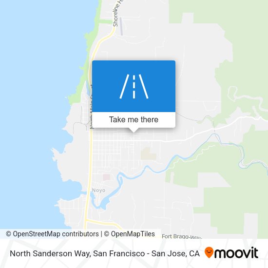Mapa de North Sanderson Way