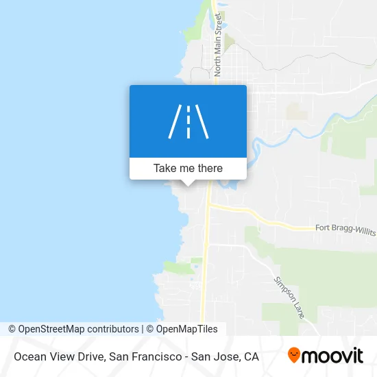 Ocean View Drive map