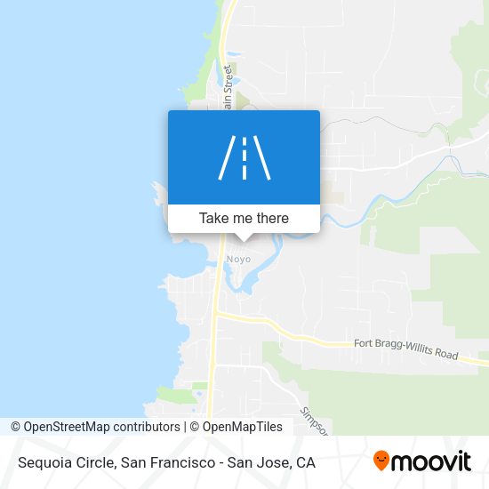 Mapa de Sequoia Circle