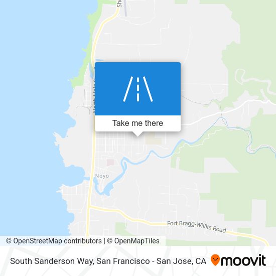 South Sanderson Way map