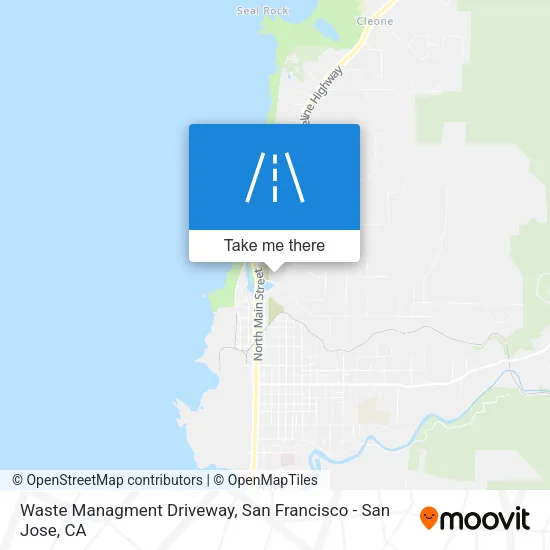 Waste Managment Driveway map