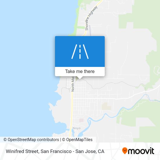 Mapa de Winifred Street