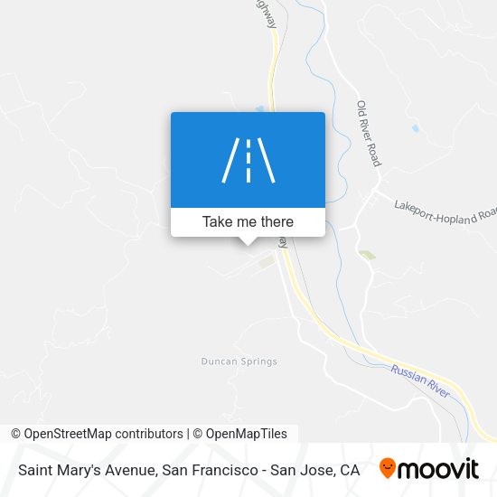 Mapa de Saint Mary's Avenue