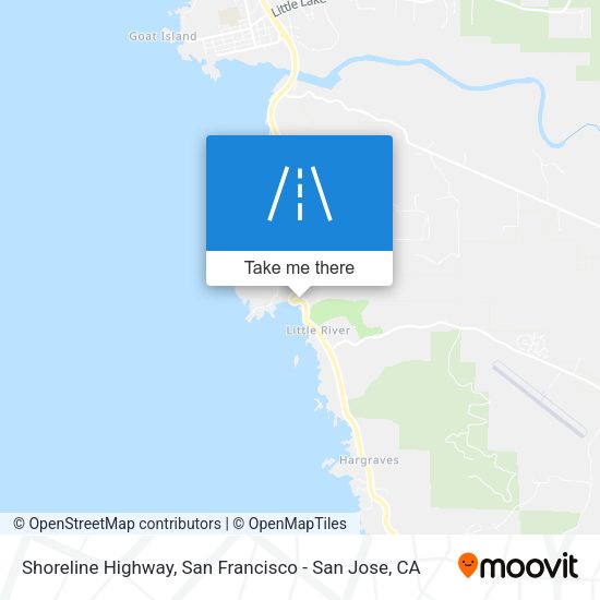 Shoreline Highway map