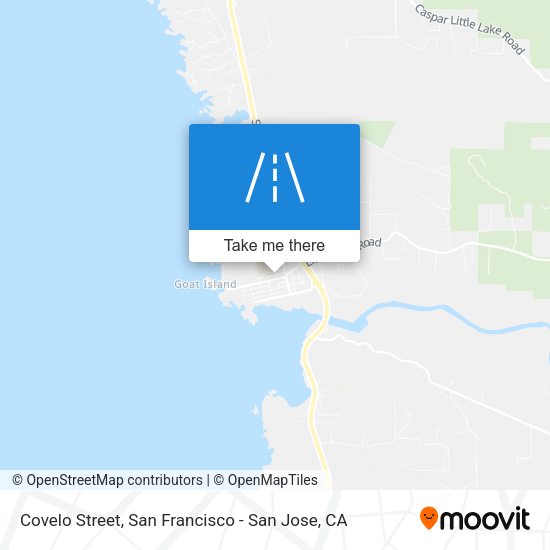 Mapa de Covelo Street