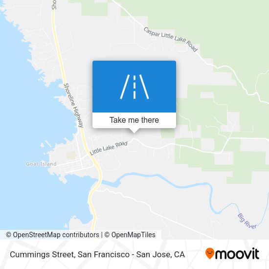 Mapa de Cummings Street
