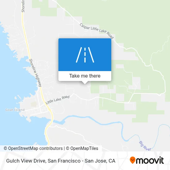 Gulch View Drive map