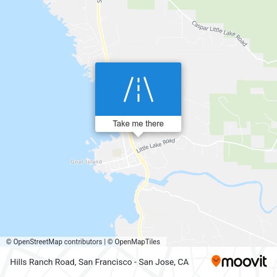 Hills Ranch Road map