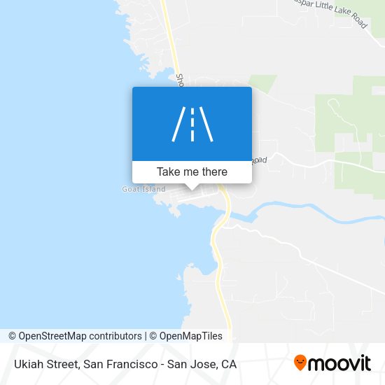 Mapa de Ukiah Street