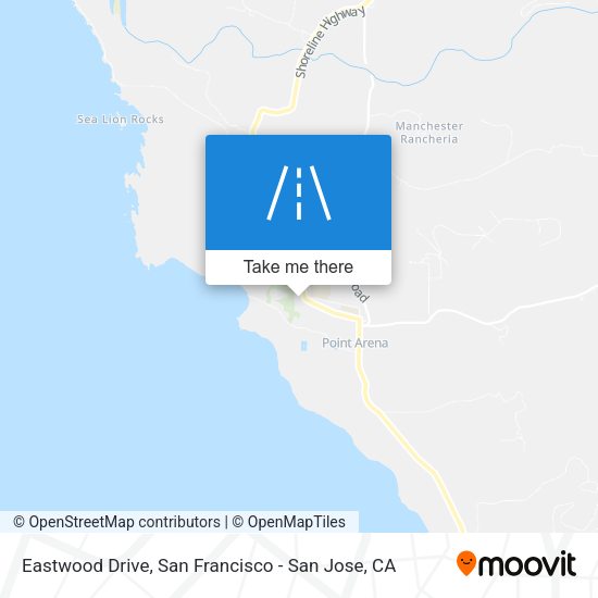 Mapa de Eastwood Drive