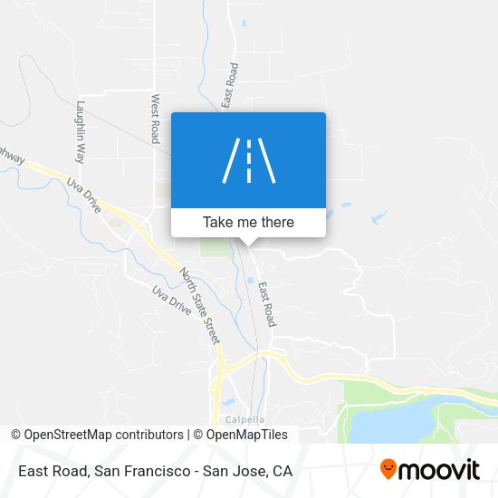 Mapa de East Road